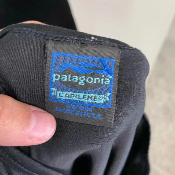 Patagonia Catilene Black Long Sleeve‎ Top - Picture 7 of 8